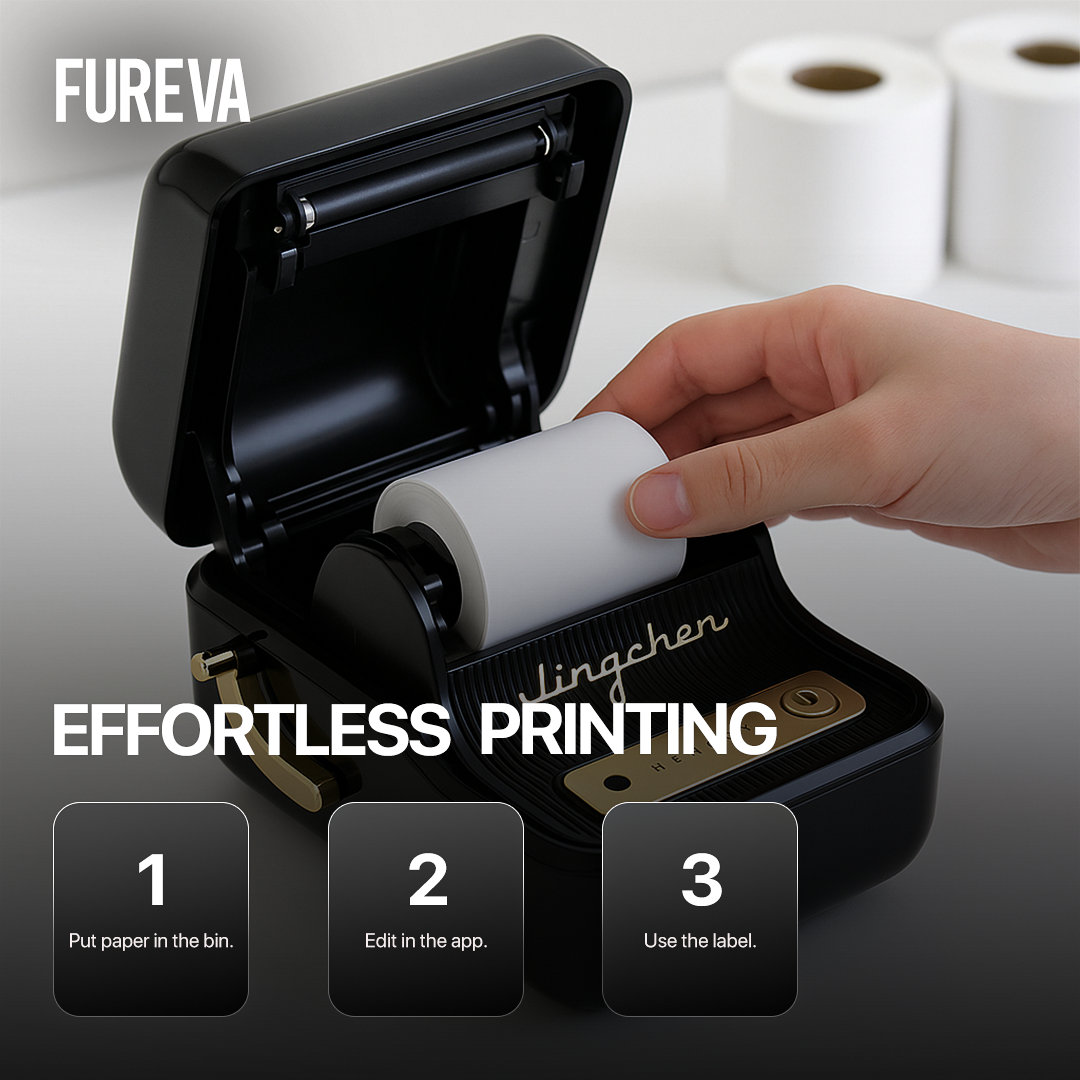 Portable Thermal Label Printer