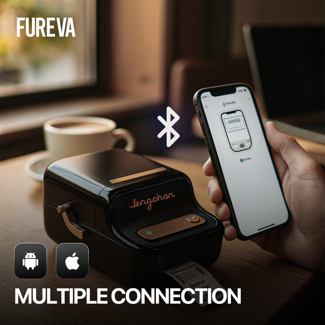 Portable Thermal Label Printer
