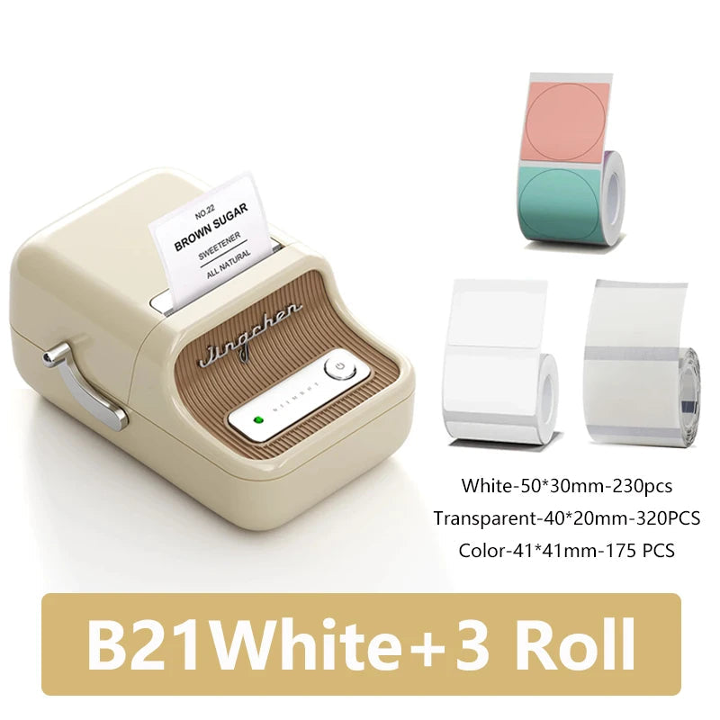 Portable Thermal Label Printer
